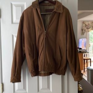 Mens suede bomber jacket. Vintage